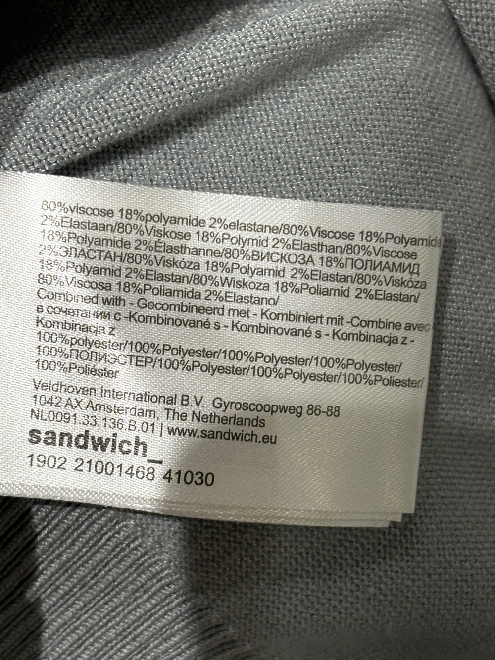 sandwich Women's Gray Long-Sleeve Knit Top - Picture 8 of 9